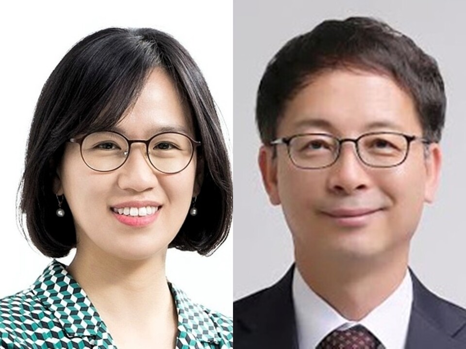 (왼쪽부터) 김희정 삼성바이오로직스 부사장, 정형남 부사장. [삼성바이오로직스 제공]