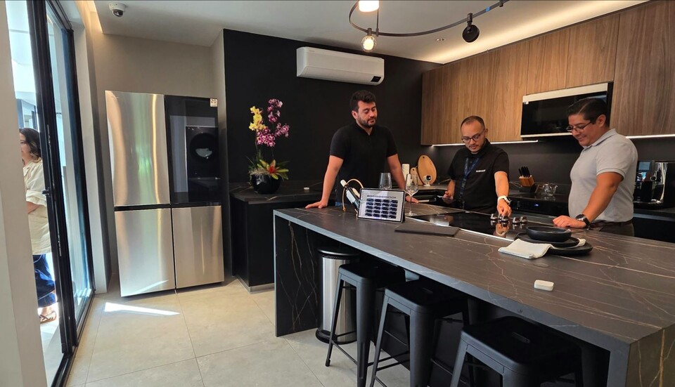 중남미 최초의 체험형 AI 홈 쇼룸 '까사 삼성(Casa Samsung)' 사진. [삼성전자 제공]